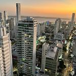Apartamento Magno Loft Bocagrande Diseno De Doble Altura Con Vista Al Mar Y La Bahia