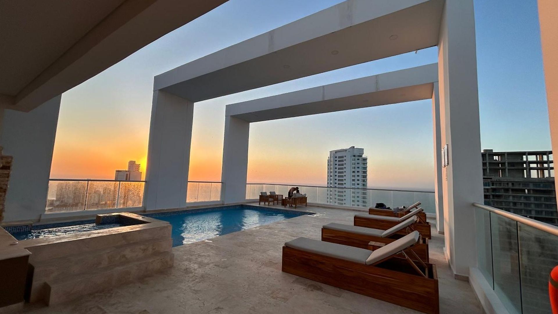 Magno Loft Bocagrande Diseno De Doble Altura Con Vista Al Mar Y La Bahia *