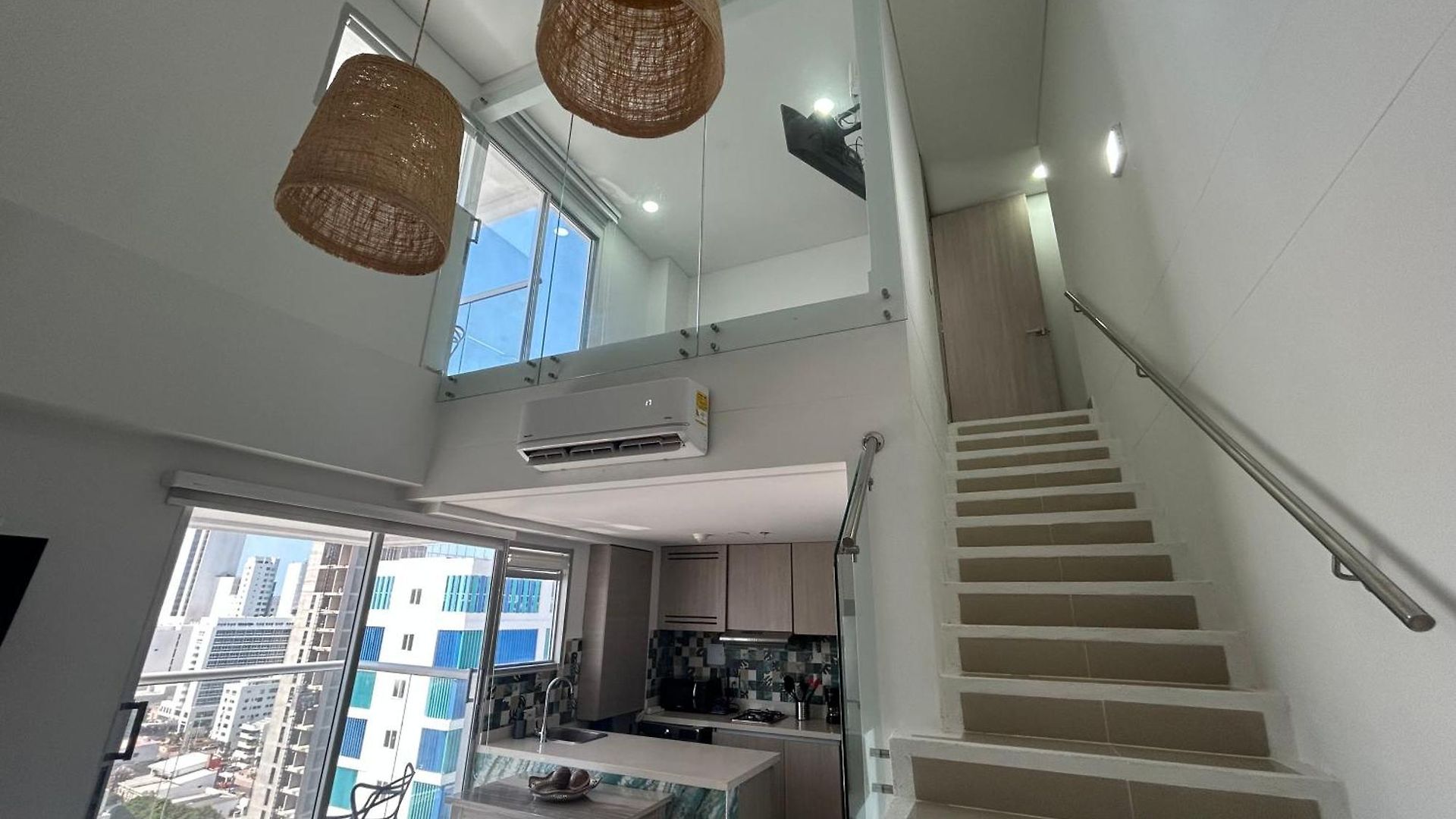 Magno Loft Bocagrande Diseno De Doble Altura Con Vista Al Mar Y La Bahia