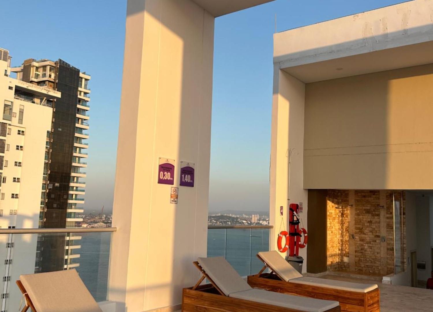 Magno Loft Bocagrande Diseno De Doble Altura Con Vista Al Mar Y La Bahia Aparthotel *