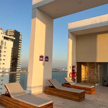 Magno Loft Bocagrande Diseño De Doble Altura Con Vista Al Mar Y La Bahía Apartahotel *