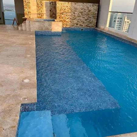 Magno Loft Bocagrande Diseño De Doble Altura Con Vista Al Mar Y La Bahía Apartahotel *