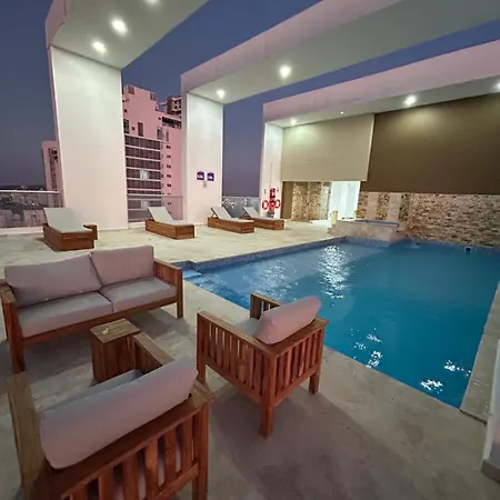 Apartahotel Magno Loft Bocagrande Diseño De Doble Altura Con Vista Al Mar Y La Bahía *