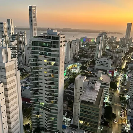 Magno Loft Bocagrande Diseño De Doble Altura Con Vista Al Mar Y La Bahía * Cartagena