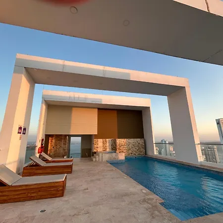 Aparthotel Magno Loft Bocagrande Diseno De Doble Altura Con Vista Al Mar Y La Bahia *