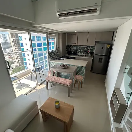 Aparthotel Magno Loft Bocagrande Diseno De Doble Altura Con Vista Al Mar Y La Bahia *