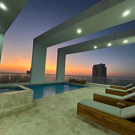 Magno Loft Bocagrande Diseño De Doble Altura Con Vista Al Mar Y La Bahía Cartagena