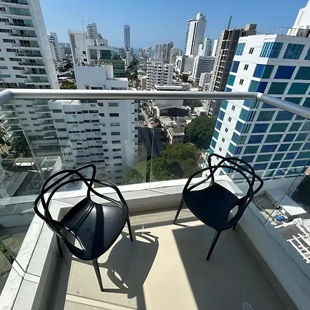 Magno Loft Bocagrande Diseno De Doble Altura Con Vista Al Mar Y La Bahia