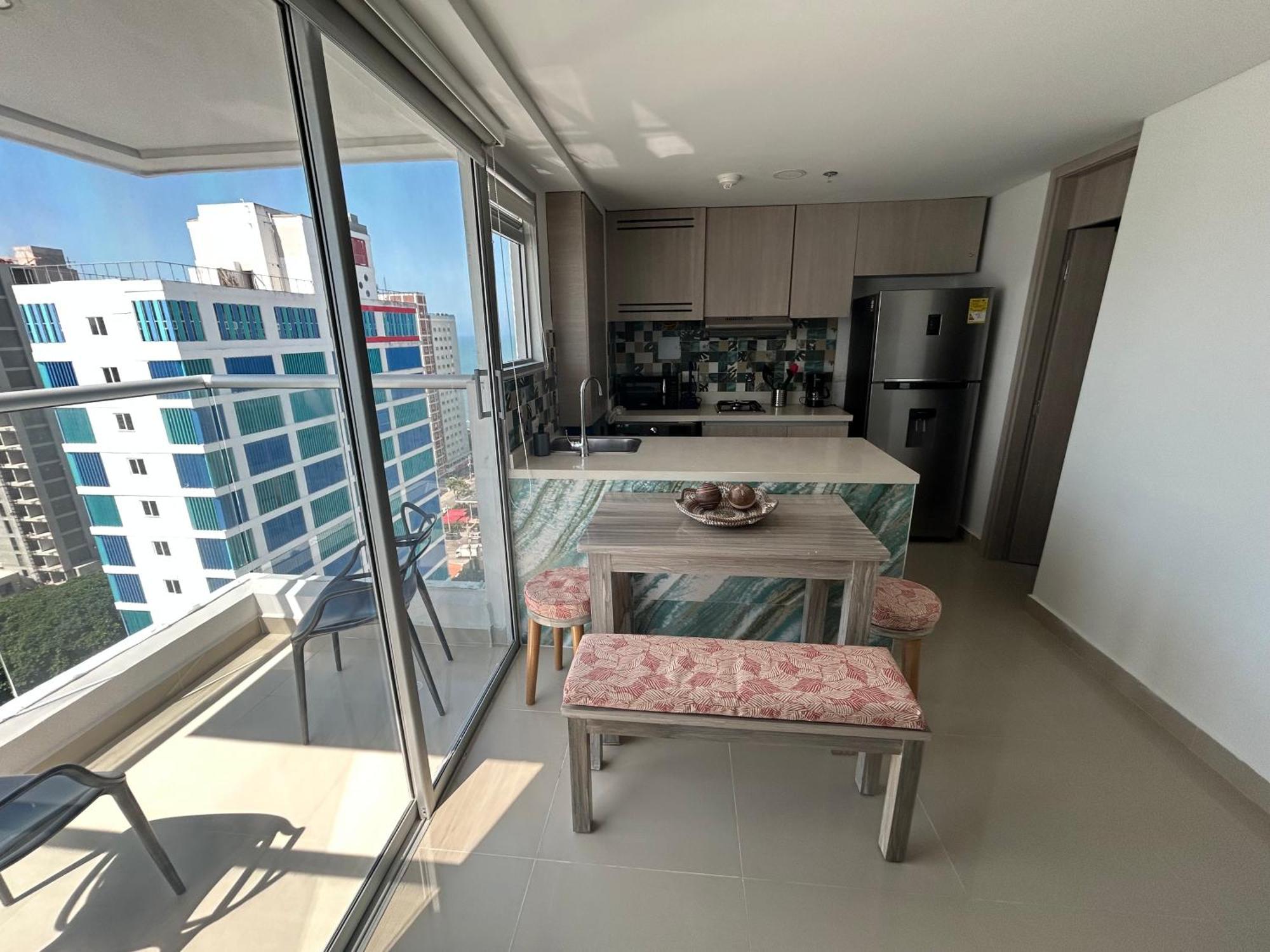 Magno Loft Bocagrande Diseno De Doble Altura Con Vista Al Mar Y La Bahia Aparthotel
