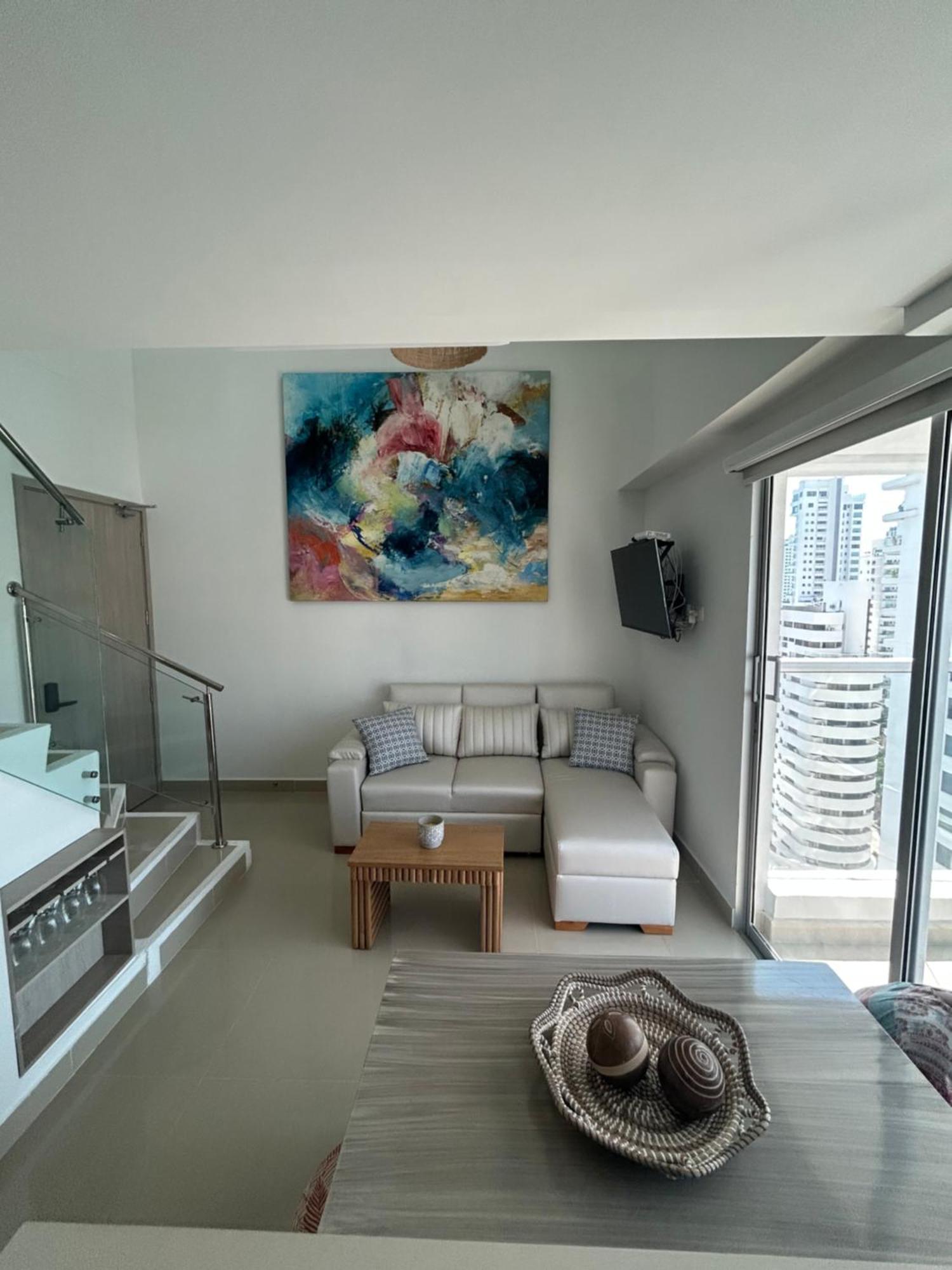 Magno Loft Bocagrande Diseno De Doble Altura Con Vista Al Mar Y La Bahia * Cartagena